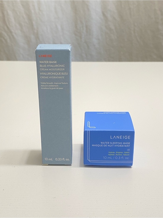 LANEIGE Other - LANEIGE Blue and Light Blue Water Bank & Water Sleeping Mask Duo